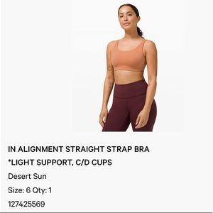 Lululemon NEW sport bra